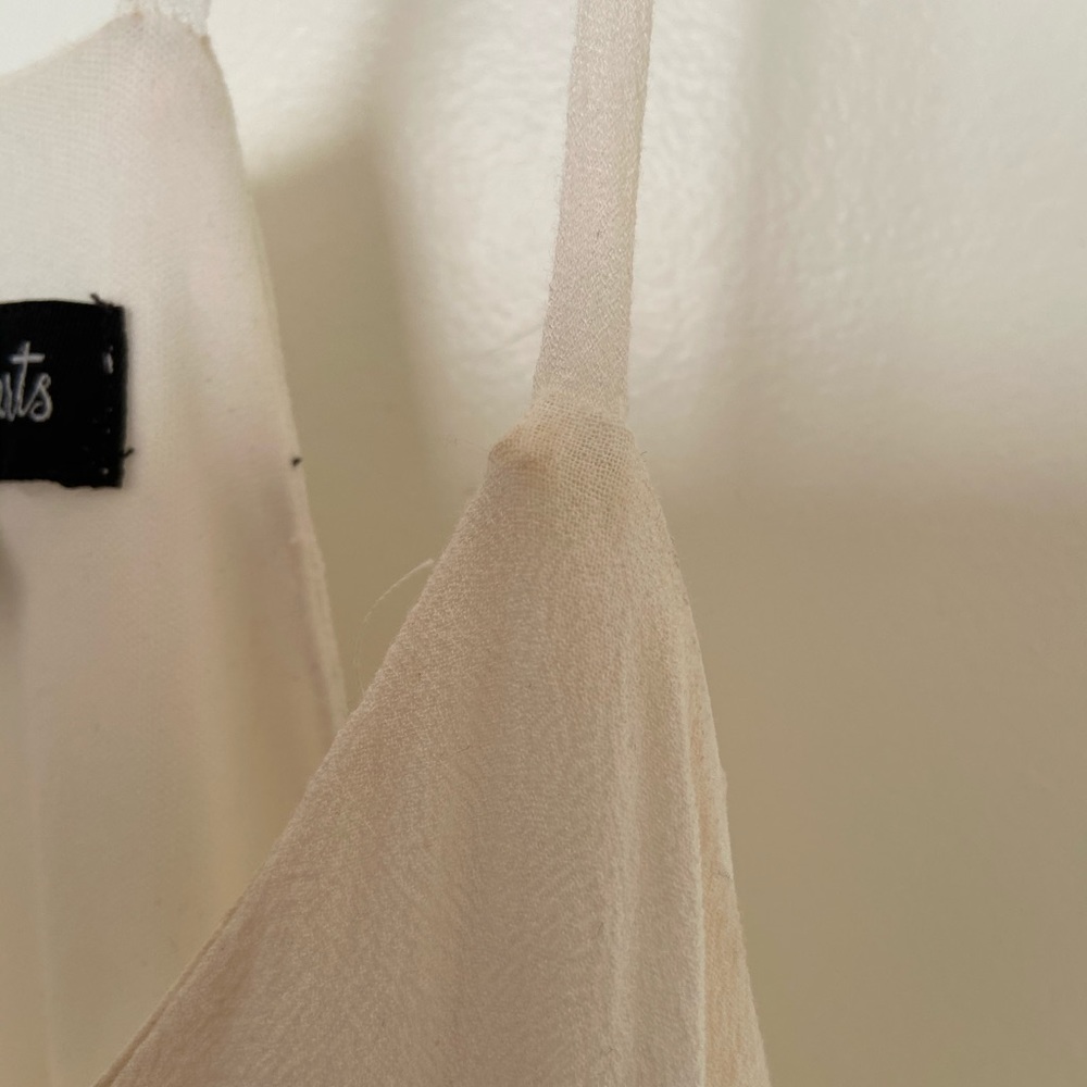White drawstring dress - Picture 4 of 5